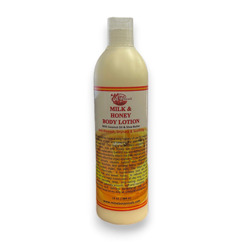 Mine Botanicals Milk & Honey Body Lotion 13 oz / 384 ml