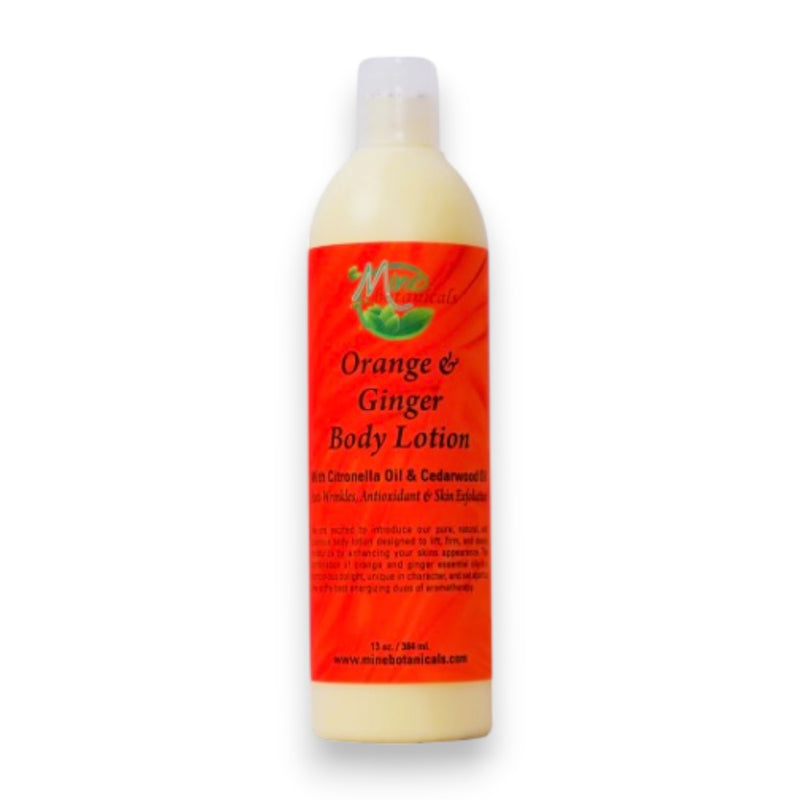 Mine Botanicals Orange & Ginger Body Lotion 13 oz