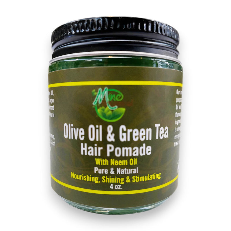 Mine Botanicals Olive Oil & Green Tea Hair Pomade 4 oz
