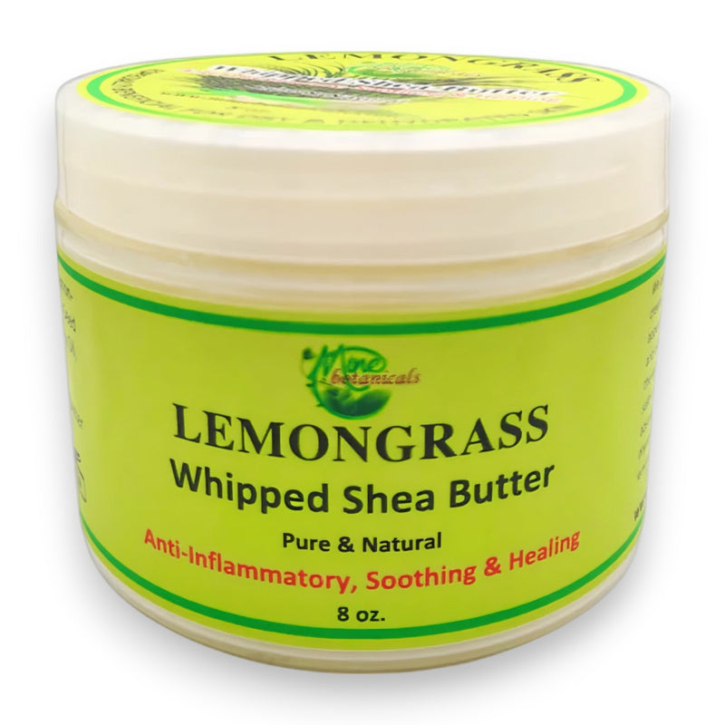 Mine Botanicals Lemongrass Whipped Shea Butter 8 oz