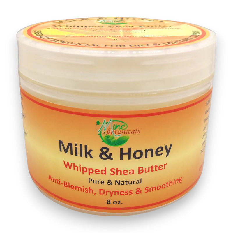 Mine Botanicals Milk & Honey Whipped Shea Butter 8 oz
