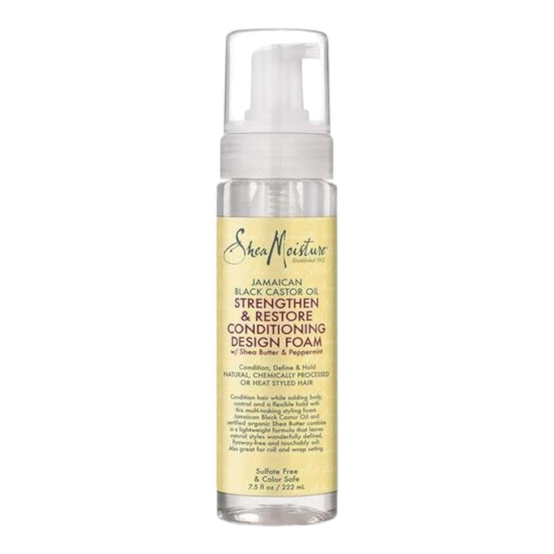 Shea Moisture J/Black Castor Oil Conditioning Design Foam 7.5 oz