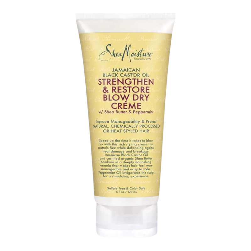 Shea Moisture J/Black Castor Oil Blow Dry Creme 6 oz