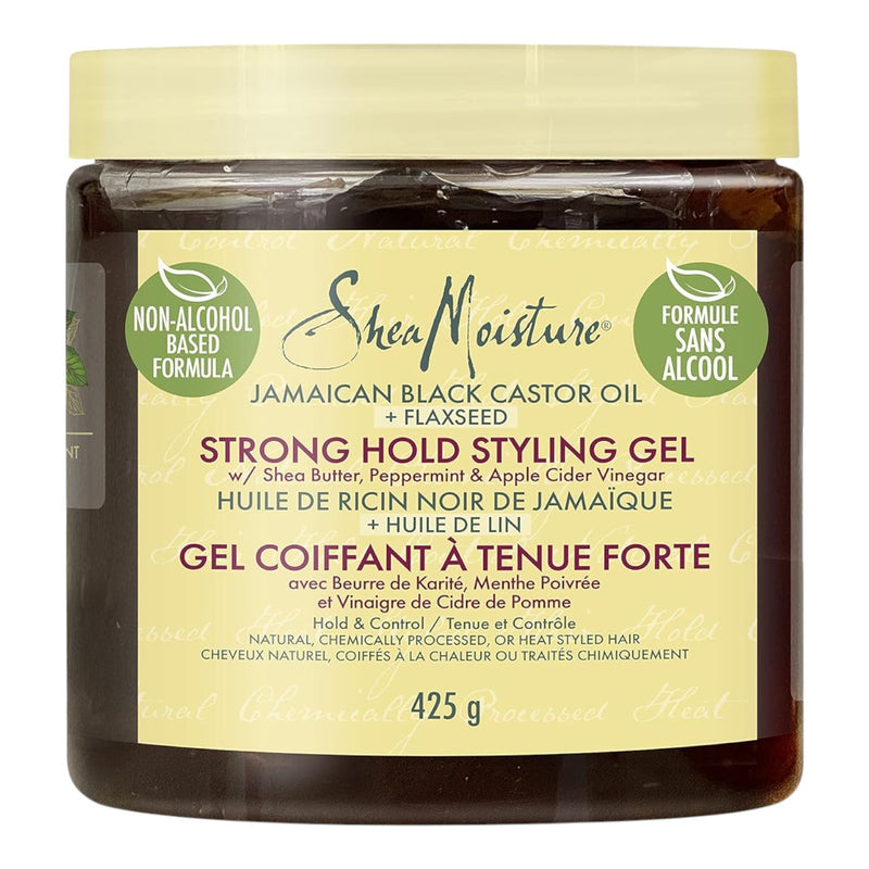 Shea Moisture J/Black Castor Oil Stong Hold Styling Gel 15 oz
