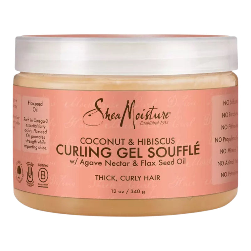 Shea Moisture Coconut&Hibiscus Curling Gel Souffle 12oz