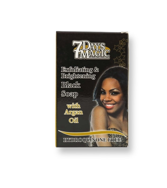 Exfoliating & Brightening Black Soap 200g