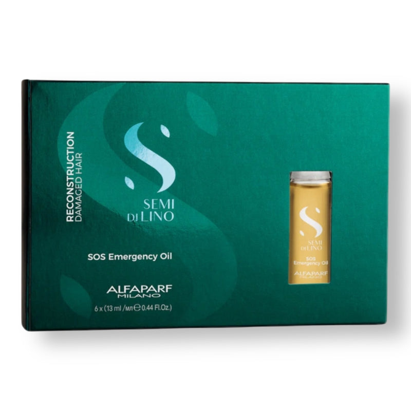 AlfaParf S Semi Di Lino Reconstruction SOS Emergency Oil 6 x 13 ml