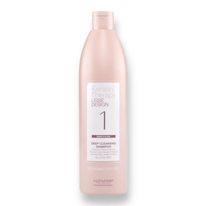 AlfaParf Keratin Therapy Lisse Design 1 Deep Cleansing Shampoo 16.9 oz