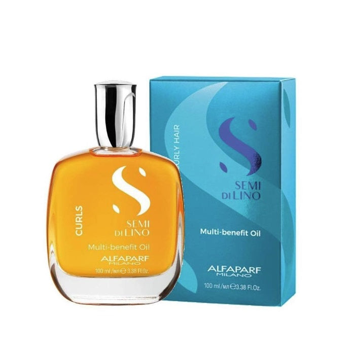 AlfaParf S Semi Di Lino CURLS Enhancing Multi-Benefit Oil 100 ml / 3.38 oz