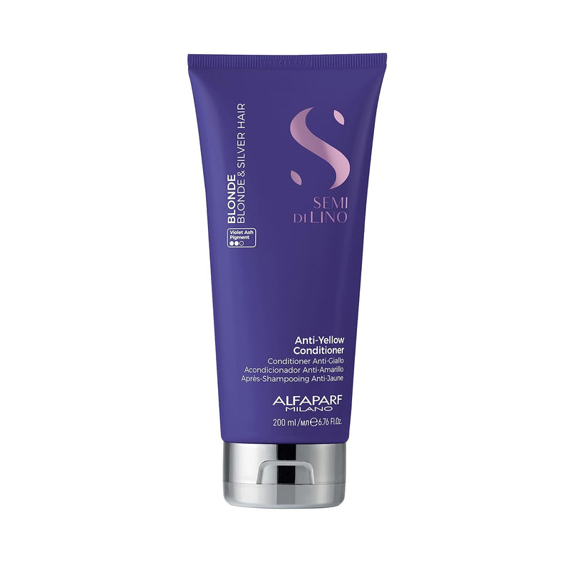 AlfaParf S Semi Di Lino BLONDE Anti-Yellow Conditioner 200 ml / 6.76 oz
