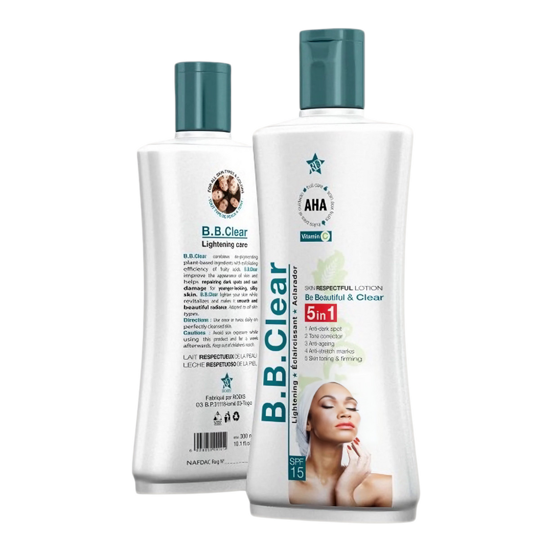 B.B. Clear AHA 5 in 1 Lotion with Vitamin C, 300ml