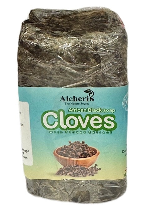 BKS0104 Aleheri's African Black Soap Cloves 8oz Small