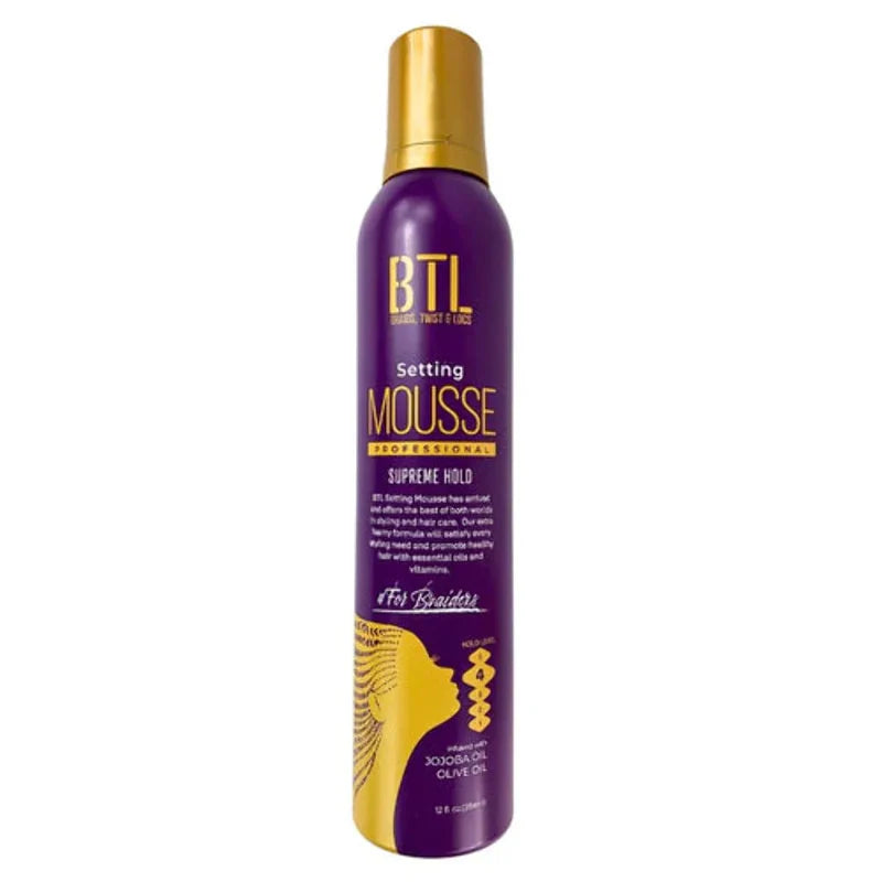 BTL Setting Mousse Prof Supreme Hold (Purple) 12 oz