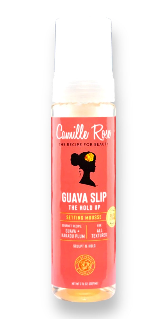 Camille Rose Guava Slip The Hold Up Setting Mousse 7 oz (207 ml)