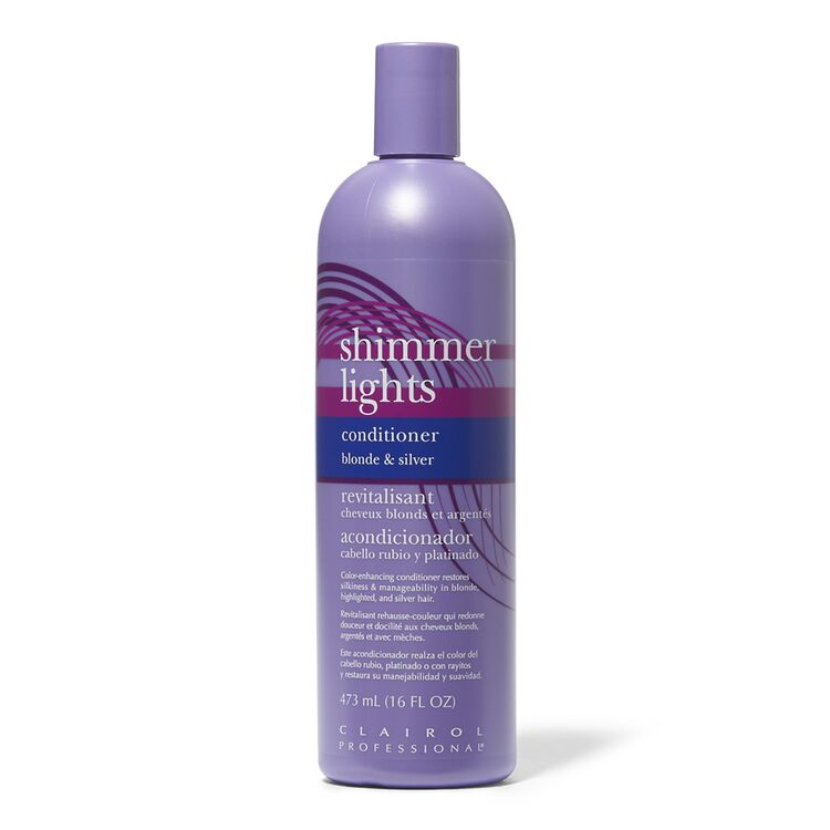 Clairol Shimmer Lights Blonde &Silver Conditioner 16 oz