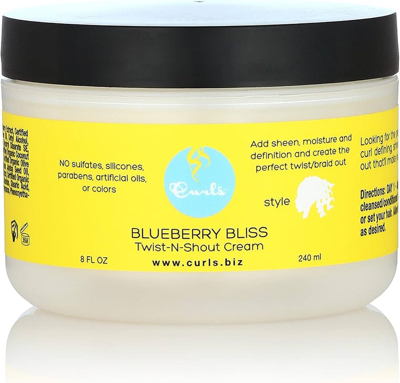 Curls Blueberry Bliss Twist-N-Shout Cream 8 oz
