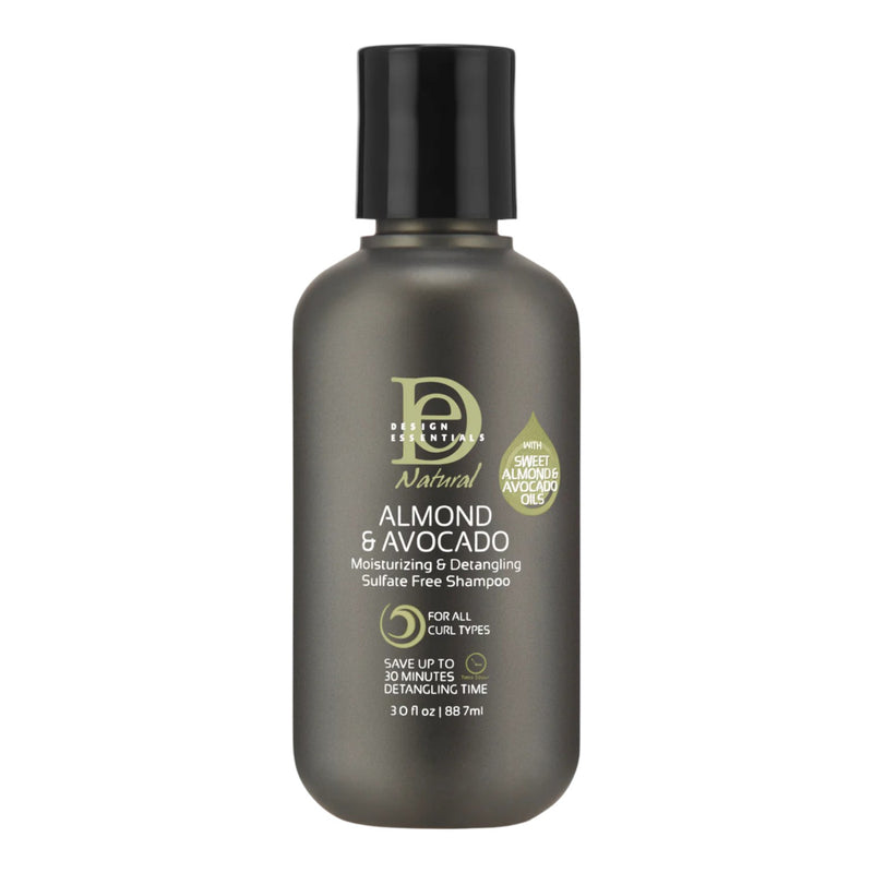 Natural Almond & Avocado Sulfate-Free Shampoo 3 oz