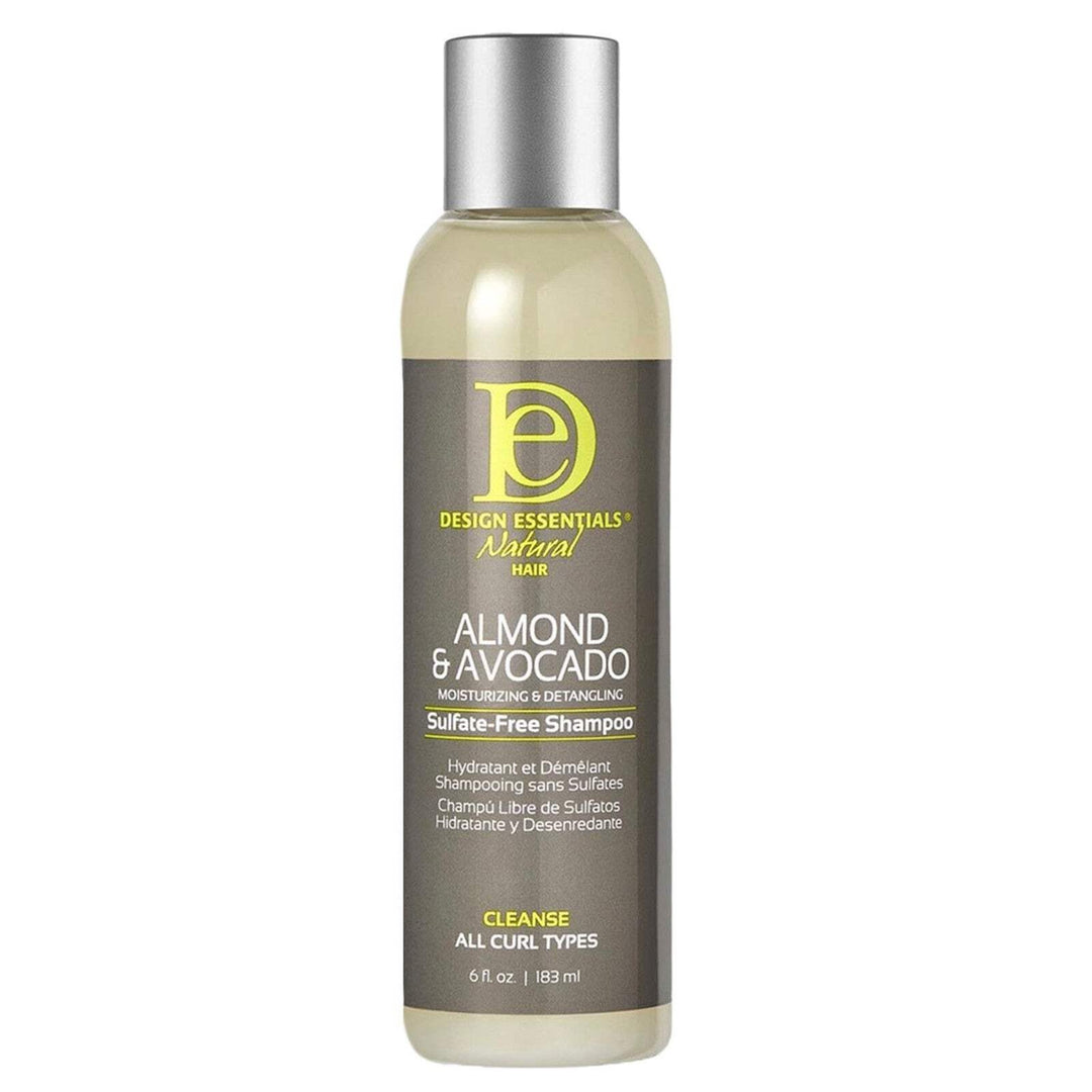 DE2011 Design Essentials Natural Almond & Avocado Sulfate-Free Shampoo 3 oz