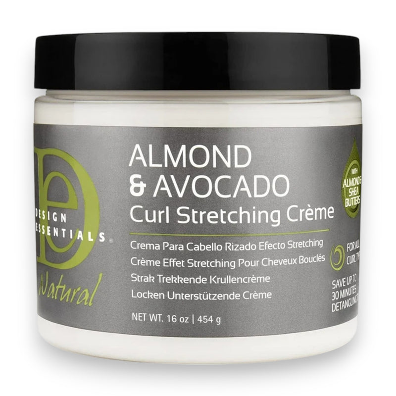 Natural Almond & Avocado Curl Stretching Cream 16 oz