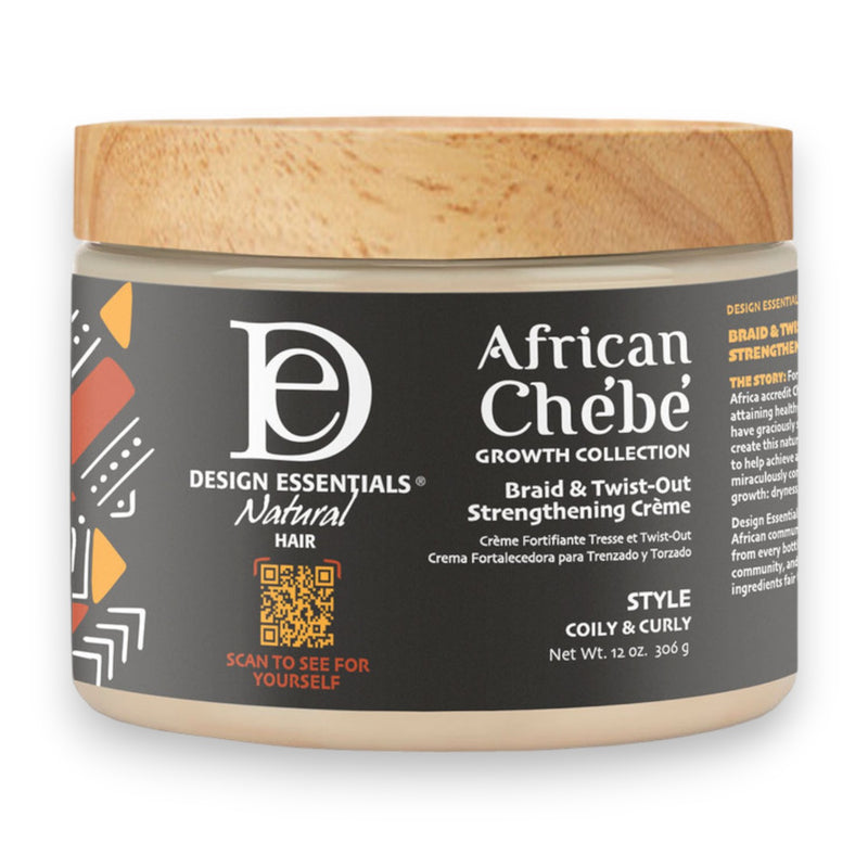 Natural African Chebe Braid & Twist-Out Strengthening Creme 12 oz