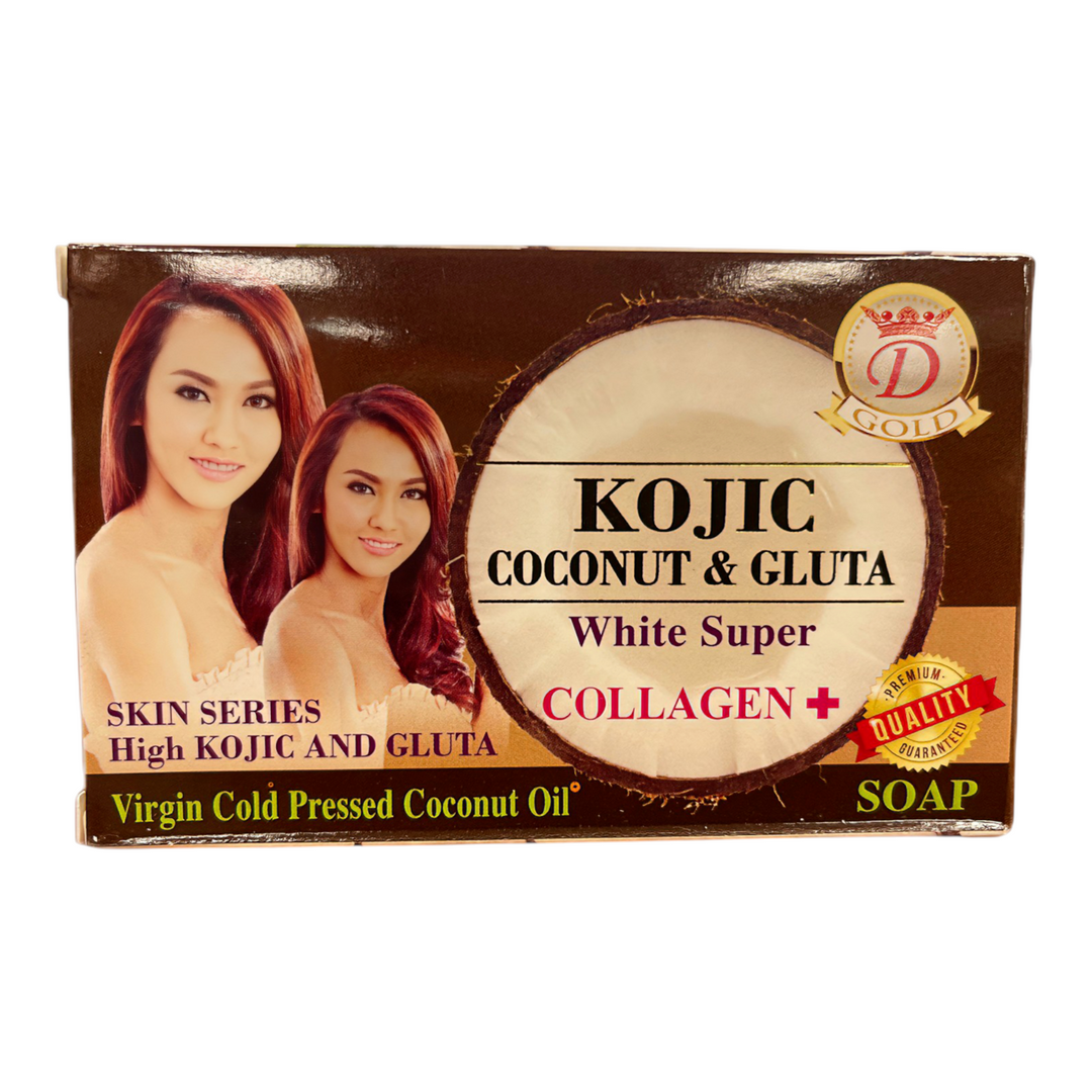 D-NE Kojic Coconut & Gluta Soap 160g
