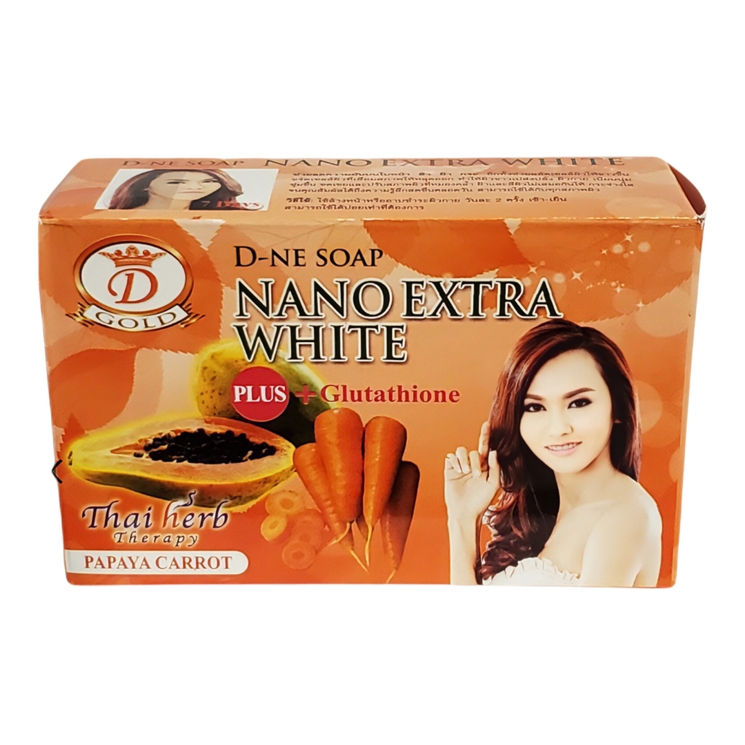 D-NE Nano Kojic White Gold Soap Papaya Carrot Tomato 160g
