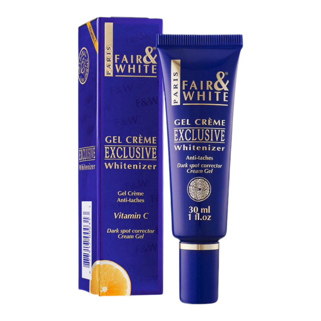 Fair & White 37 Exclusive Gel Cream (W/Vit-C)  30ml  (BLUE)