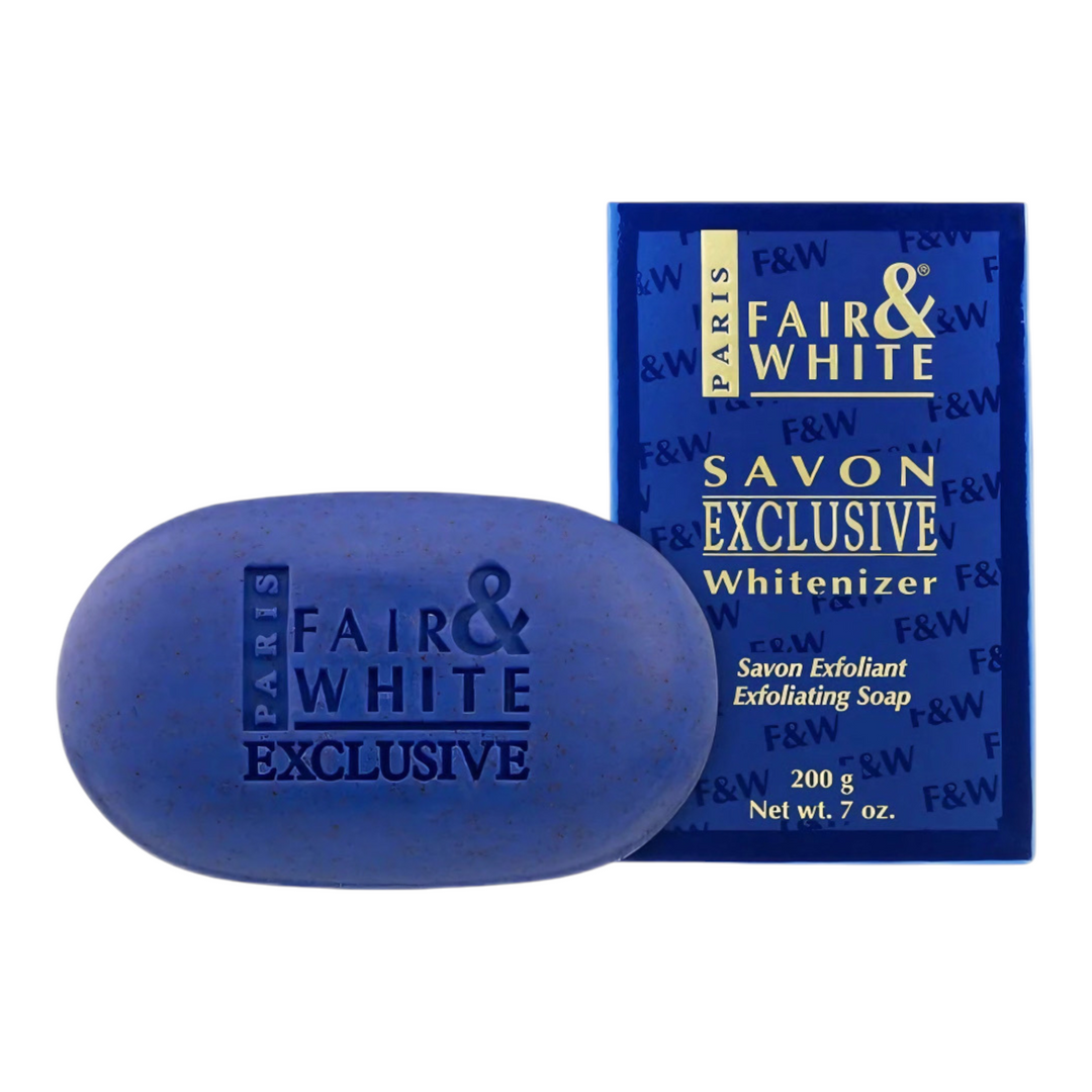 Fair & White 32 Exclusive Whitenizer Exfoliating Soap 200g  (BLUE)