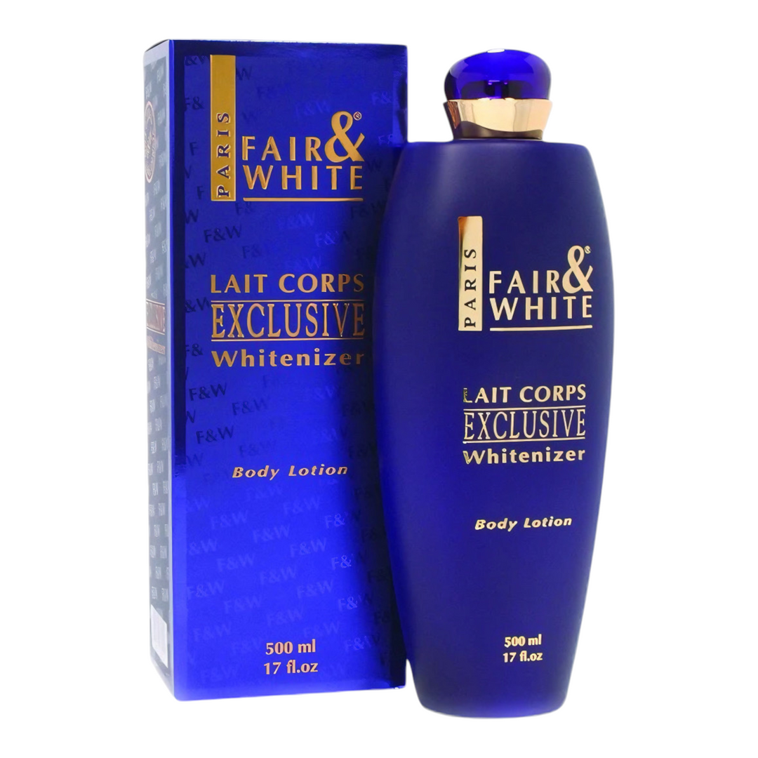 Fair & White 34 Exclusive Whitenizer Body Lotion 500ml  (BLUE)