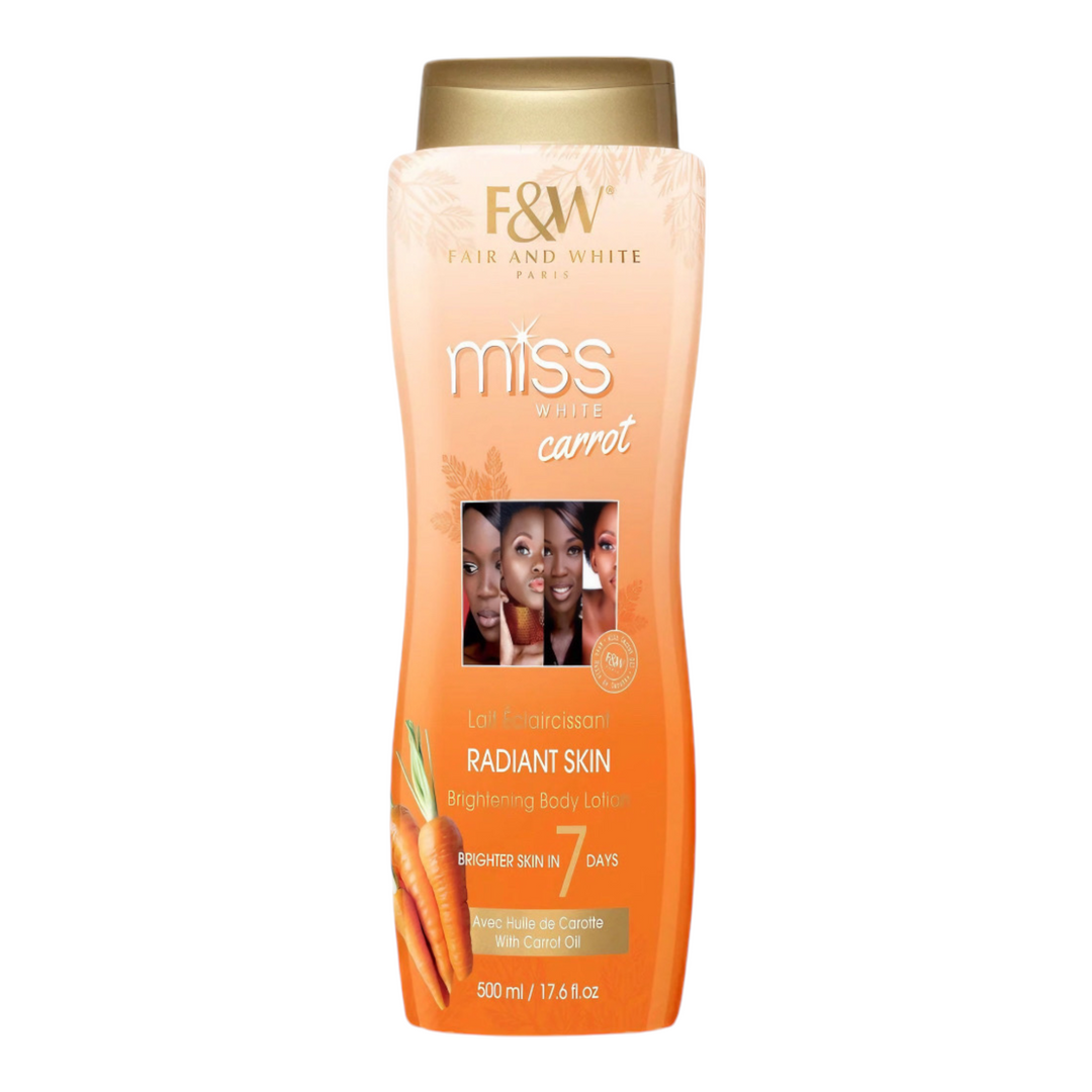 Fair & White 67 Miss White Lightening Lotion 7 Days (Carrot)