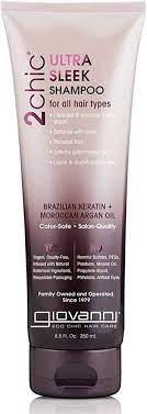 Gio 2Chic Brazilian Keratin & Argan Oil Shampoo 8.5oz
