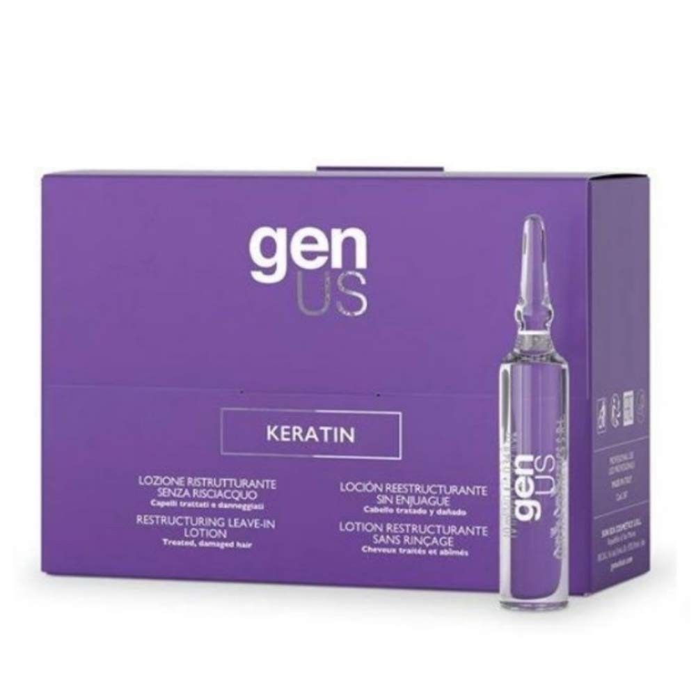 GenUS127 GenUS Restructuring Leave-in Lotion 10ml x 12. Ampolla -KERATIN- (247)