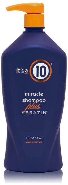 It's a 10 Miracle Moisture Shampoo (Plus KERATIN ) 1 Liter **33 oz **