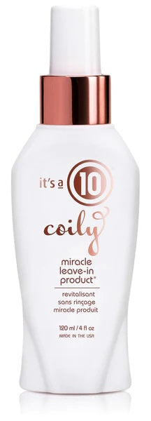 It's a 10 Coily Miracle Leave in 4 oz