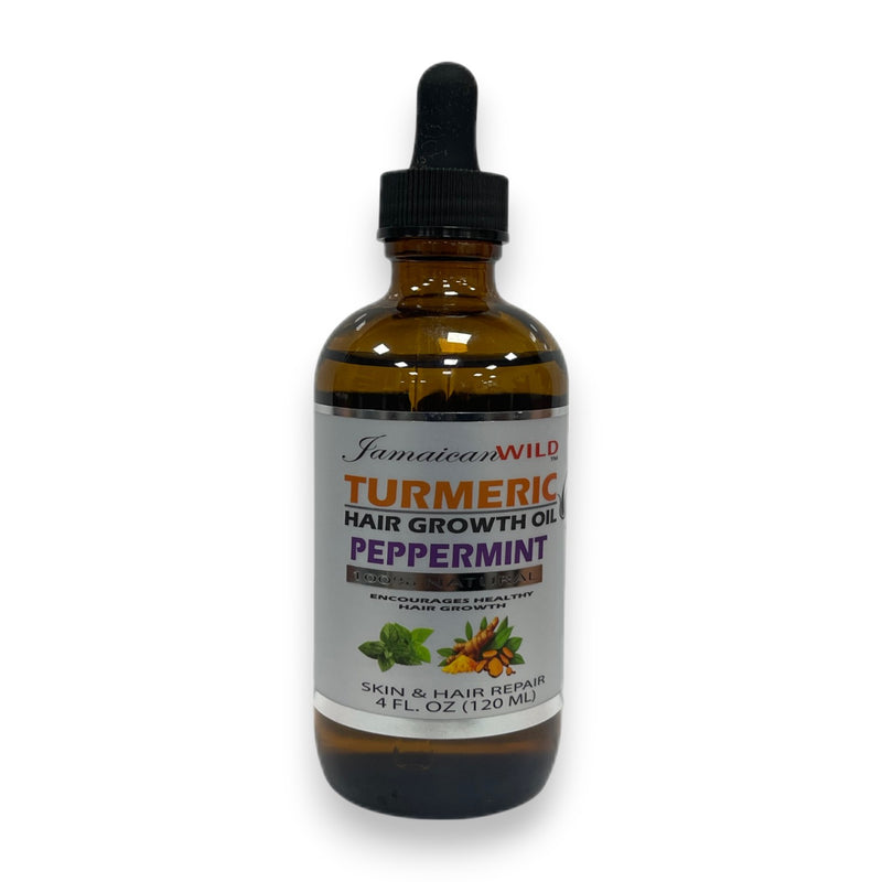 Turmeric Hair Growth Oil Peppermint (4 oz)