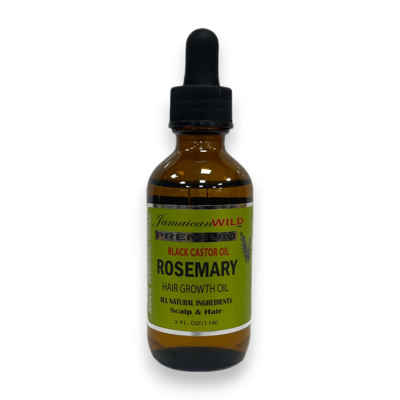 Premium Hair Growth Black Castor Oil w/ Rosemary (2 oz)