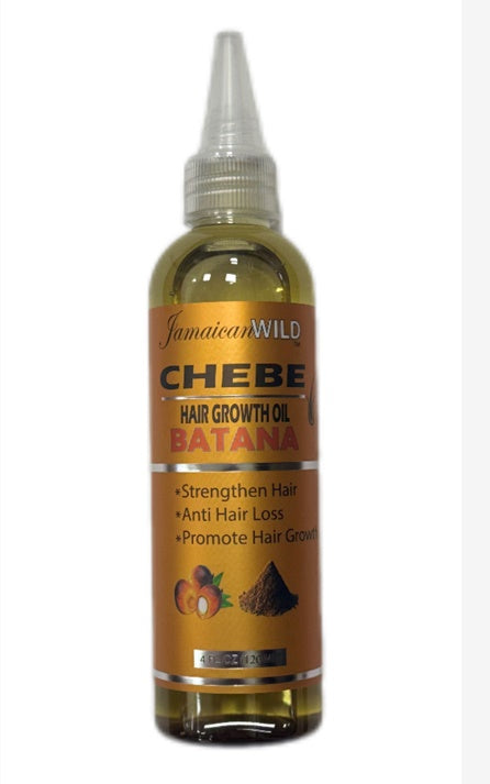 JW0225 Jamaican Wild Hair Growth Oil CHEBE w/Batana 4 oz
