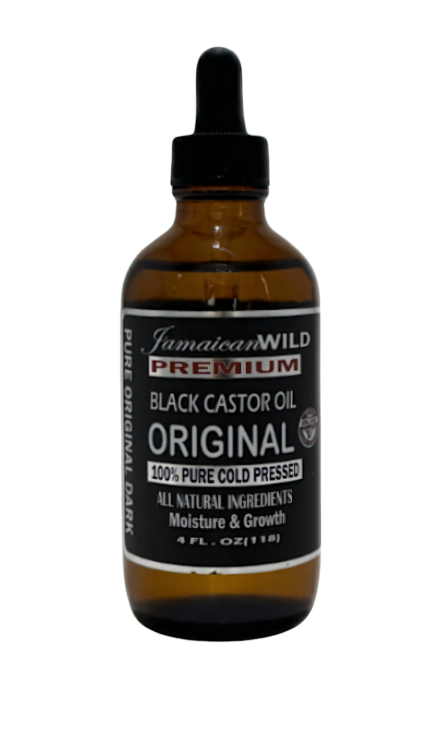 JW0229 JW Premium 100% Pure Cold Pressed Blk Castor Oil ORIGINAL 4oz