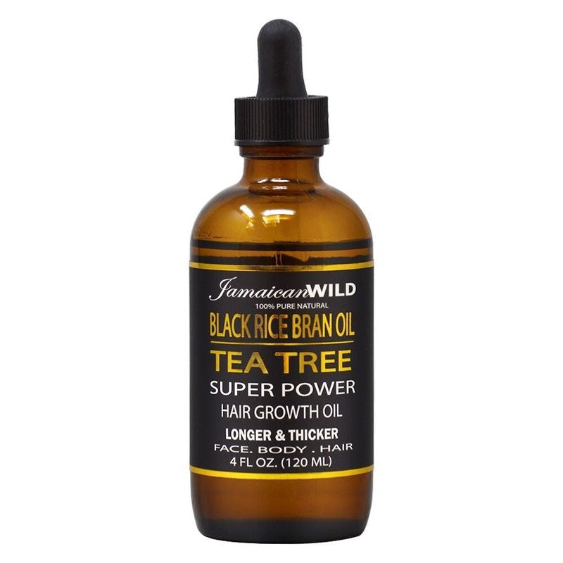 JW0243 JW Super Power Growth Oil Black Rice Bran w/ TEA TREE 4oz