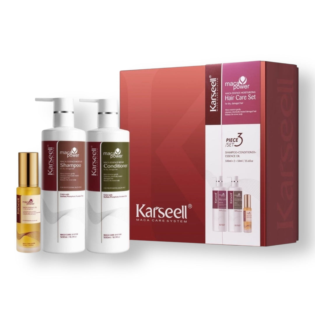 Maca Power Karseell 3PC SET (Shampoo+Condi+Essence)