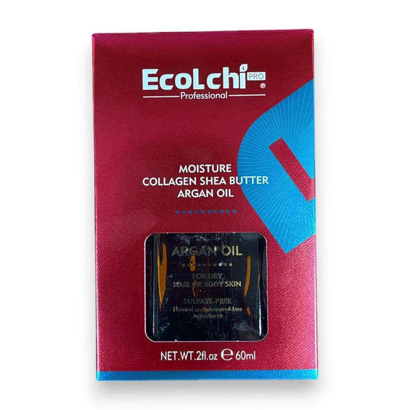 EcoLchi Moisture Collagen Shea Butter Argan Oil 2 oz / 60 ml