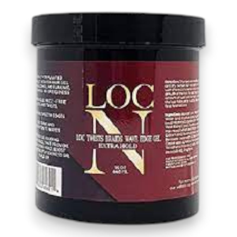 Loc N Loc Twists Braids Wave Edge Gel Extra Hold 16 oz