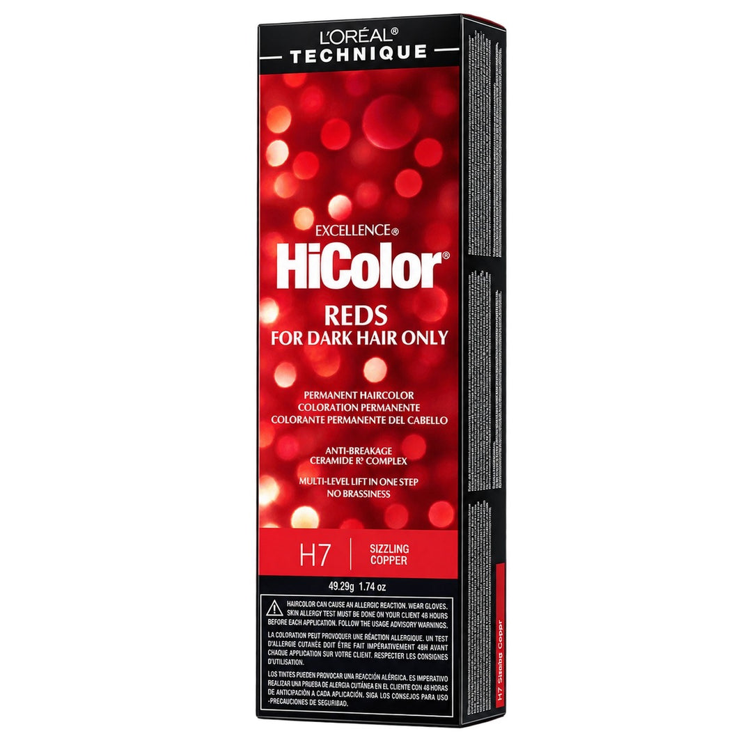 LOR007 L'Oreal HiColor HiLights [SIZZLING COPPER] 1.2 oz (H7)
