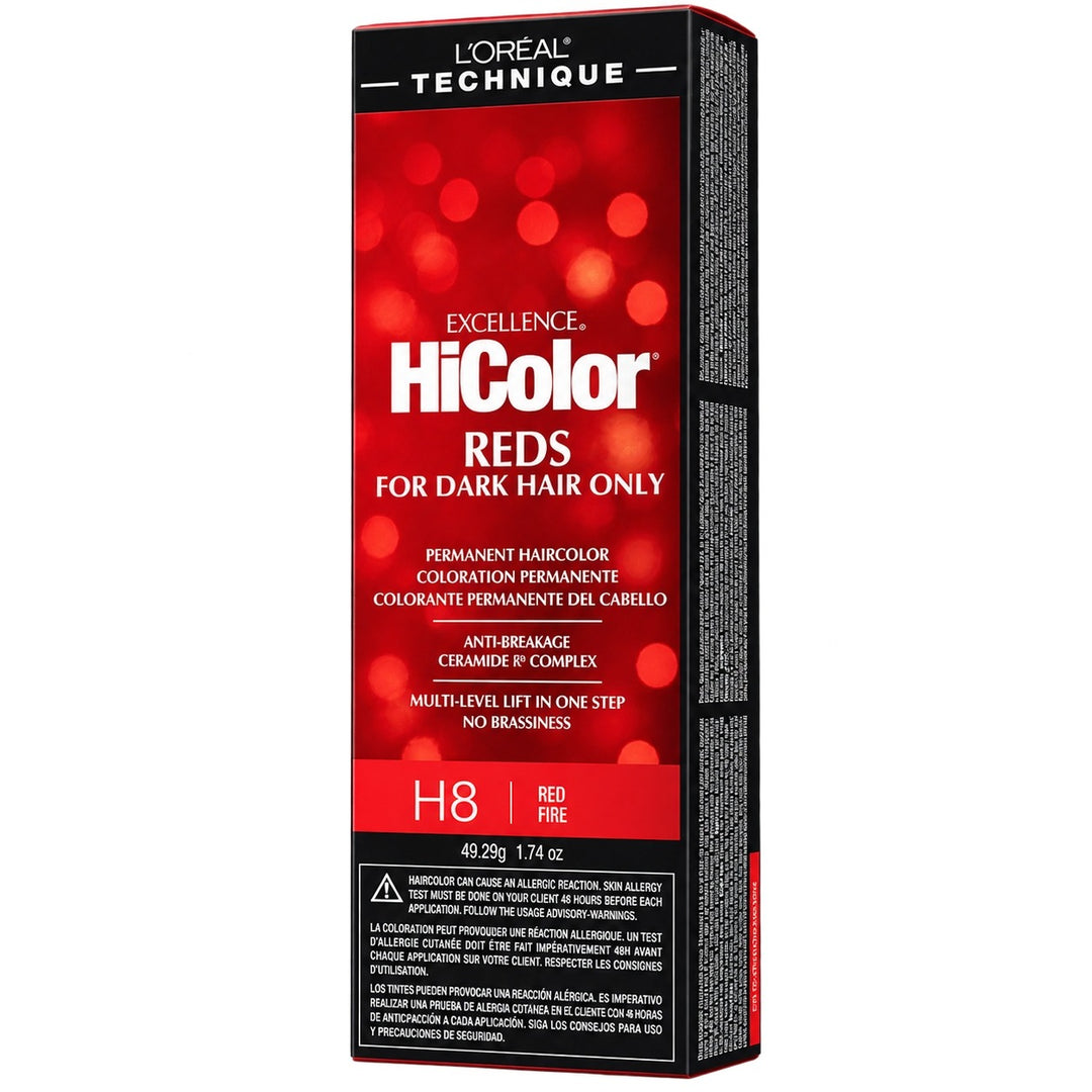LOR008 L'Oreal HiColor HiLights [RED FIRE] 1.2 oz (H8)