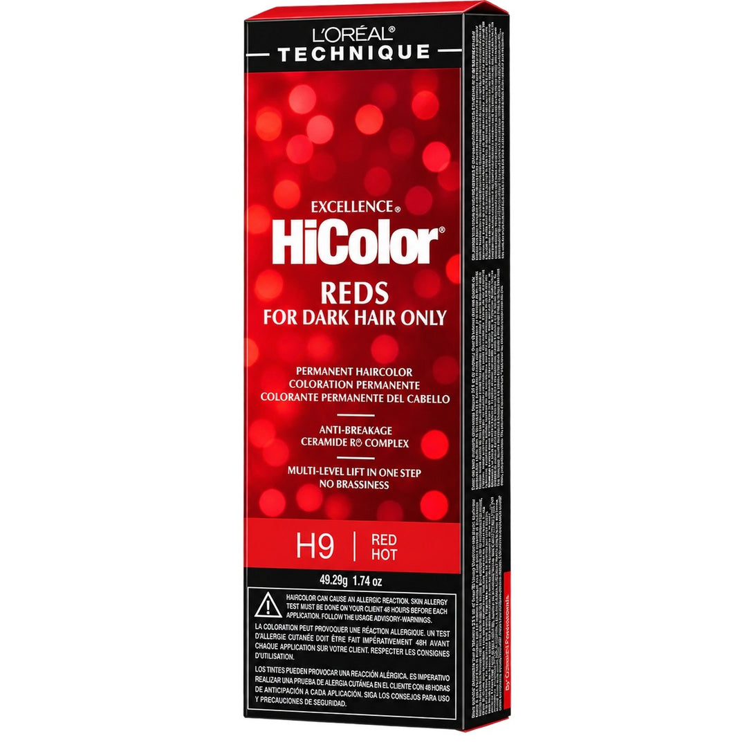 LOR009 L'Oreal HiColor HiLights [RED HOT] 1.2 oz (H9)