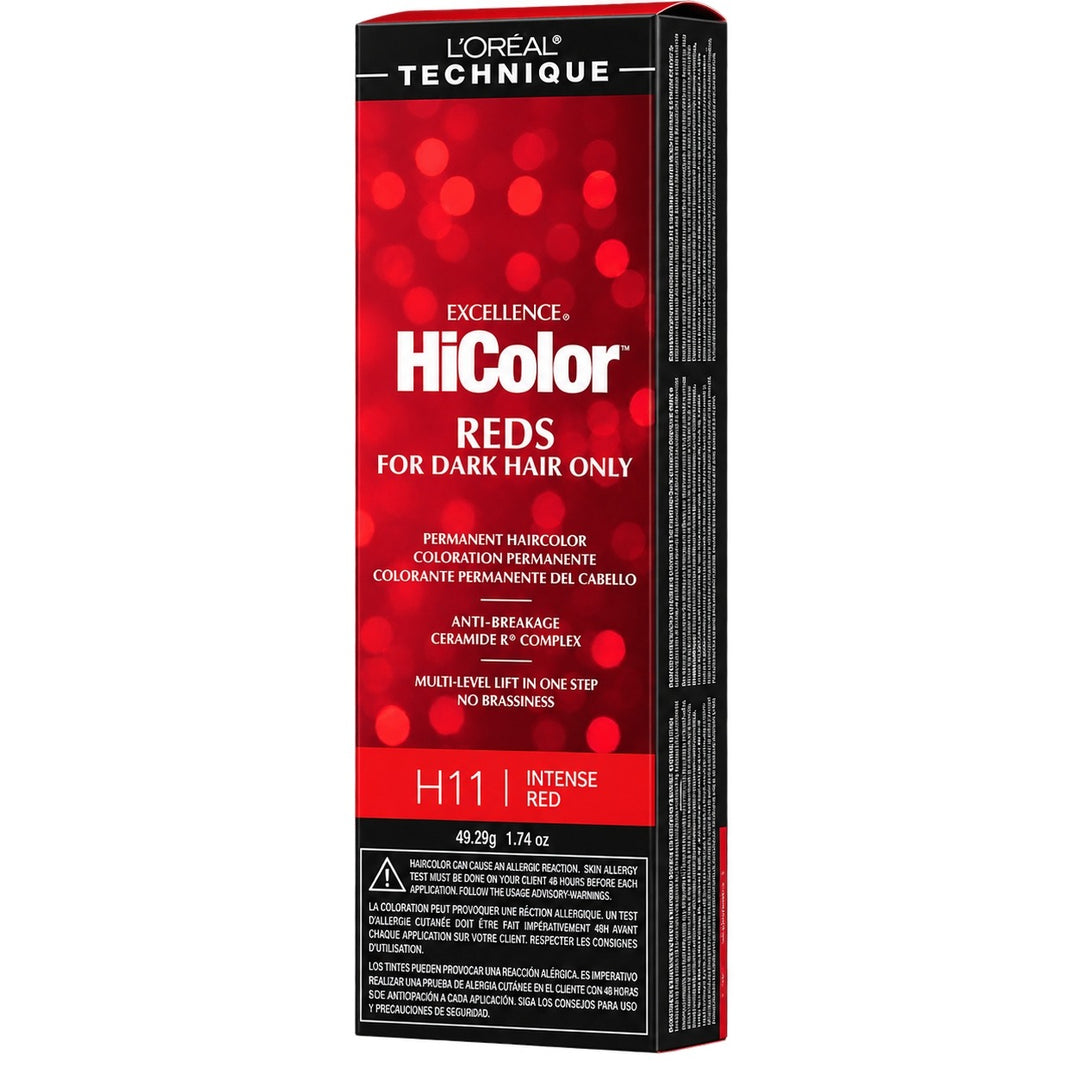 LOR011 L'Oreal HiColor HiLights [INTENSE RED] 1.2 oz (H11)