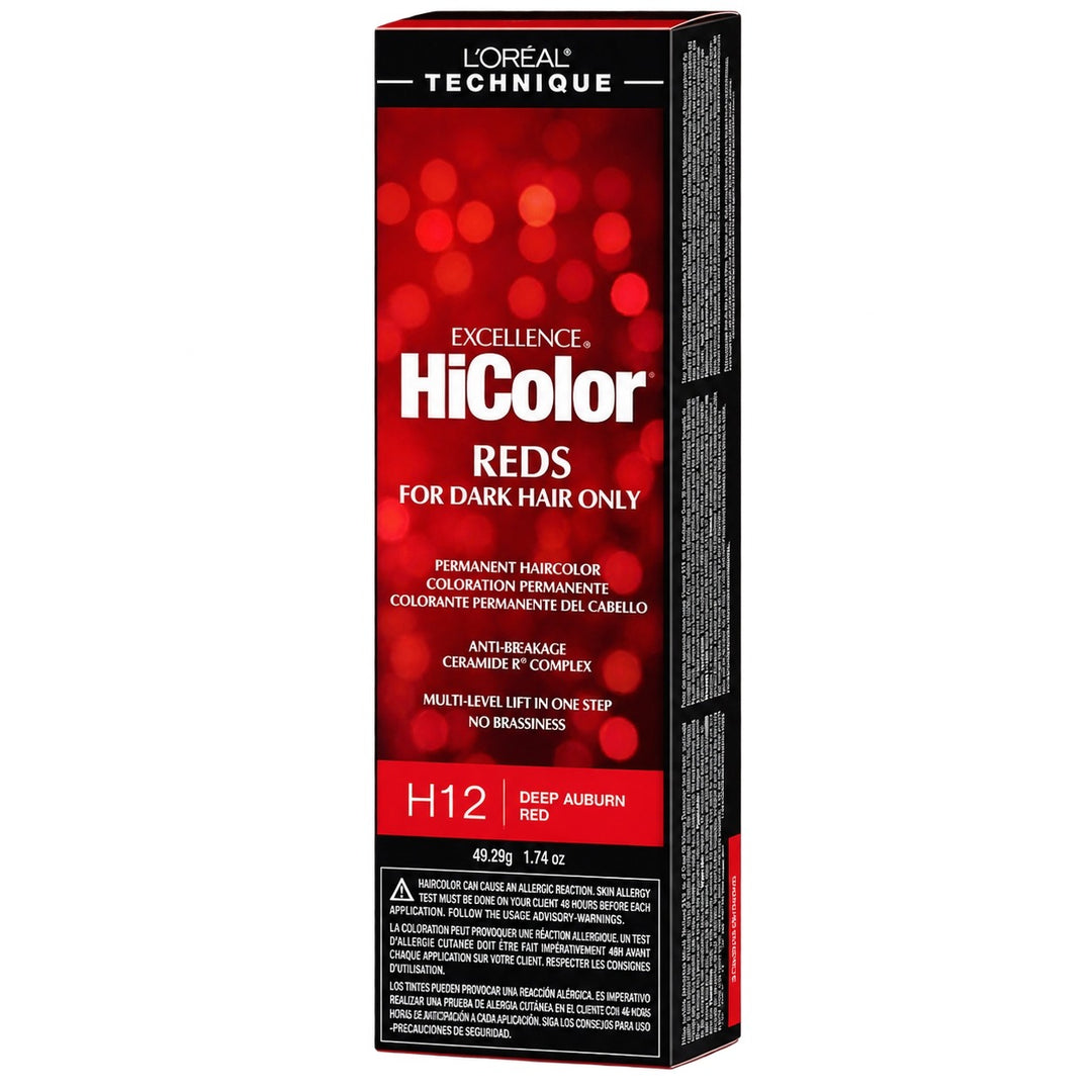 LOR012 L'Oreal HiColor HiLights [DP AUBURN RED] 1.2 oz (H12)