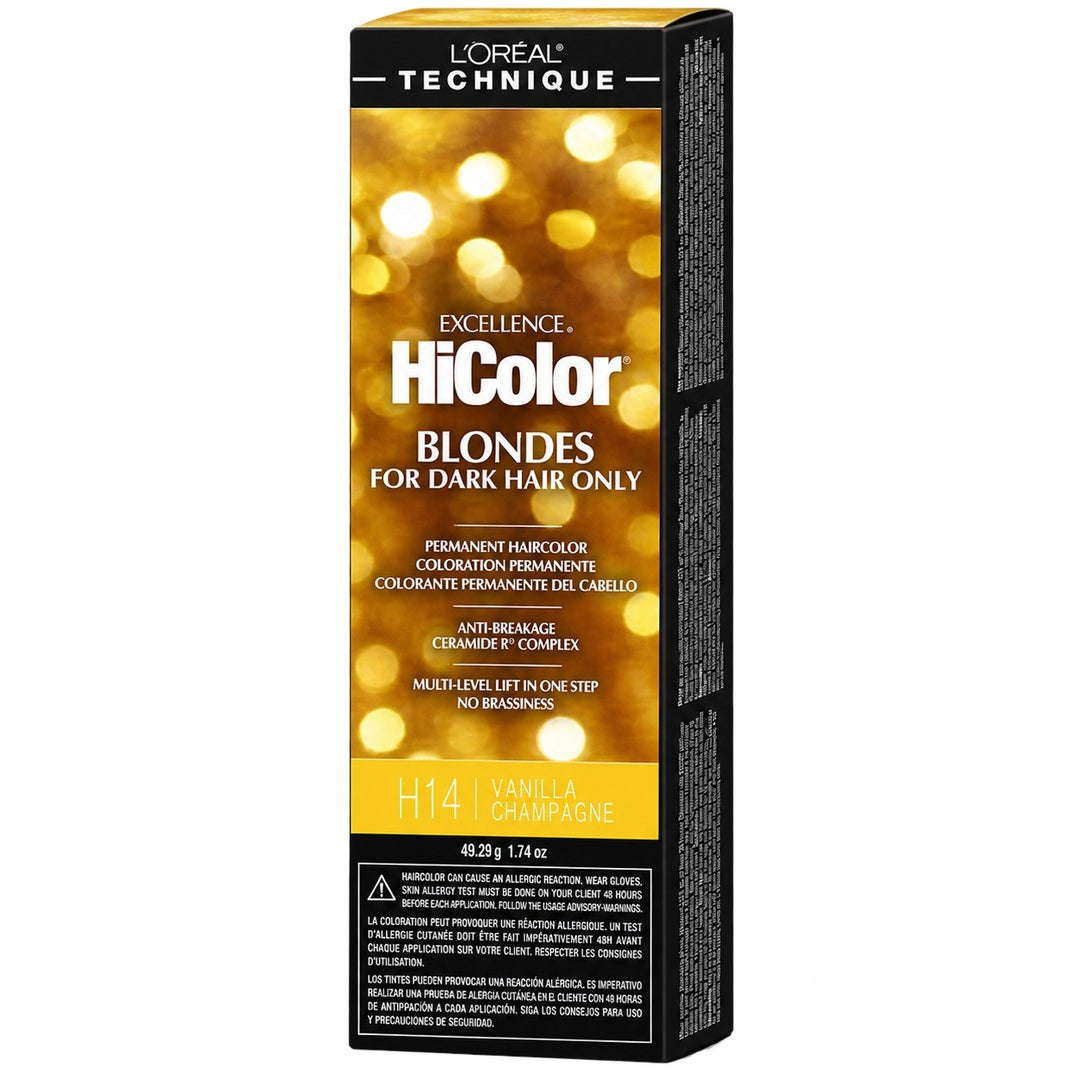 LOR014 L'Oreal HiColor HiLights [VANILLA CHAMPAGNE] 1.2 oz (H14)