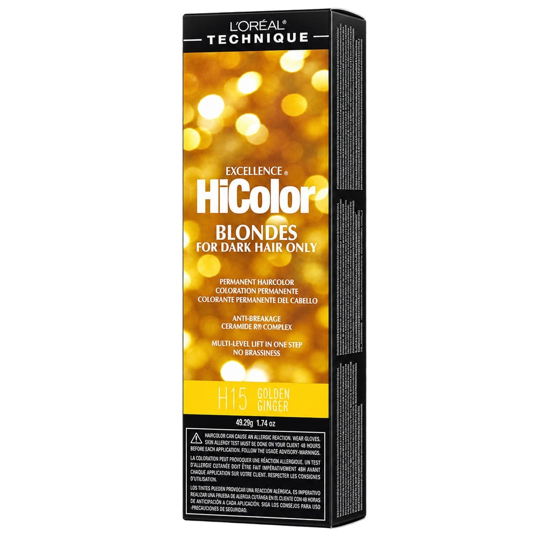 LOR015 L'Oreal HiColor HiLights [GOLDEN GINGER] 1.2 oz (H15)