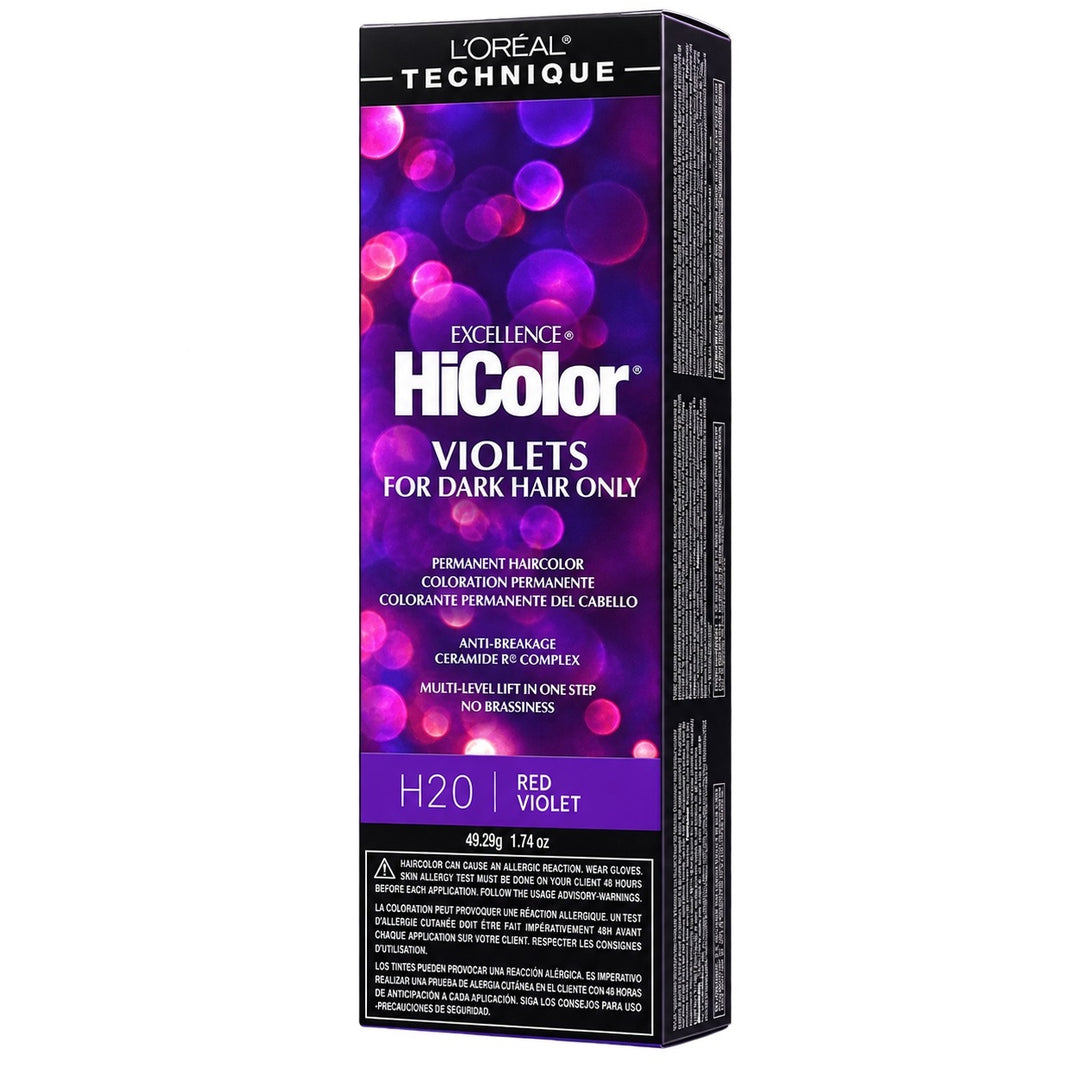 LOR020 L'Oreal HiColor HiLights [RED VIOLET] 1.2 oz (H20)